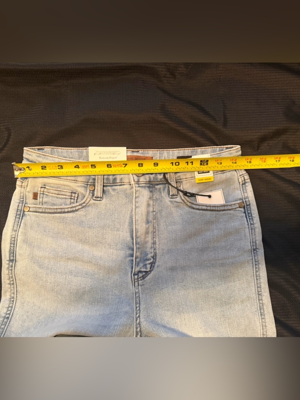 Judy Blue Light Wash Boot Cut Jeans NWT 7/28 30” inseam tummy control - Picture 12 of 16